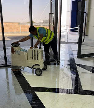 جلي الرخام بالكريستال