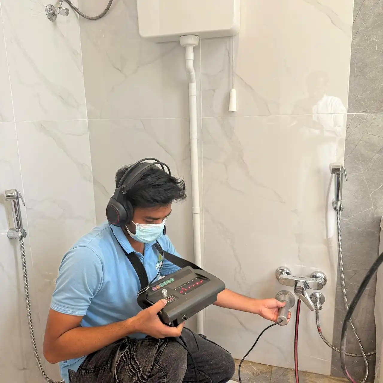 كشف تسريبات المياه بالأجهزة