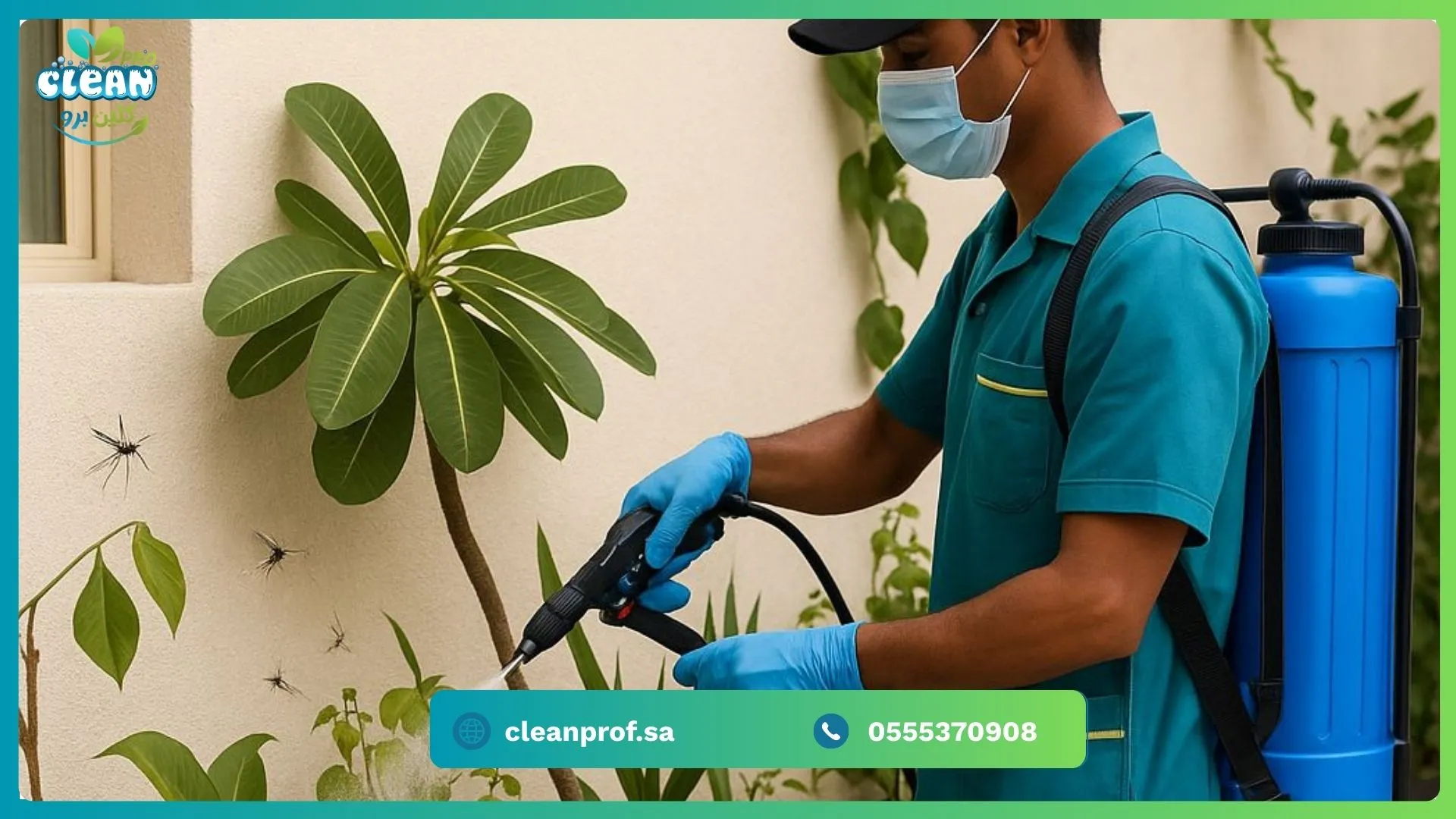 عقود مكافحة حشرات للمنشآت